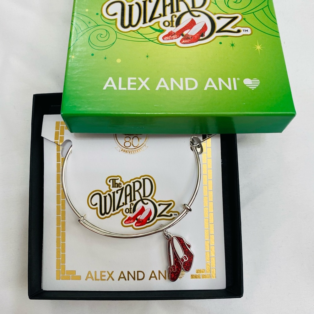 Alex and Ani Wizard of Oz Ruby Red Slippers